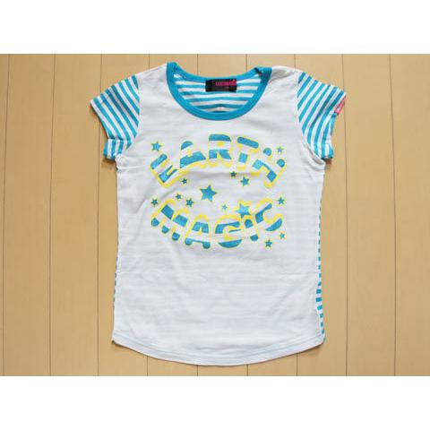 アースマジック スカート Tシャツ130 バックプリントビッグTシャツ