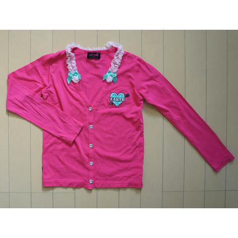 アースマジック earth magic 子供服 女の子 140cm 長袖 カットソー  