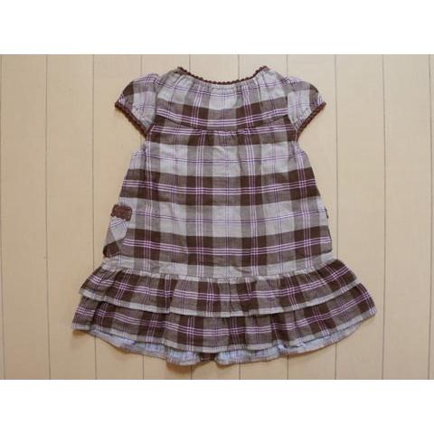 ミキハウス アウトレット Miki House Mikihouse 子供服 女の子 90cm ベビー服 半袖 ワンピース チェック 茶 ピンク 春 夏 3 ガールズ 女児 キッズ ベビー I 子供服マナマナキッズ ベビー服 通販 Yahoo ショッピング
