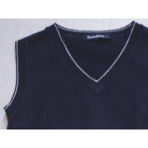 ファミリア familiar アウトレット 子供服 男の子 100cm ニット ベスト  