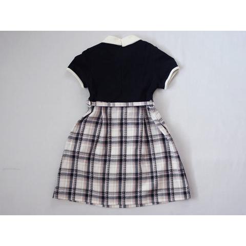 組曲 Kumikyoku 子供服 女の子 M 約 110cm 1cm 半袖 ワンピース 黒 チェック 春 夏 3 ガールズ 女児 キッズ 古着 子ども服 こども I 子供服マナマナキッズ ベビー服 通販 Yahoo ショッピング