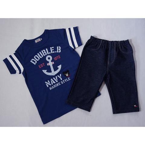 ダブルB double-b ミキハウス miki house 子供服 男の子 110cm 半袖 T  