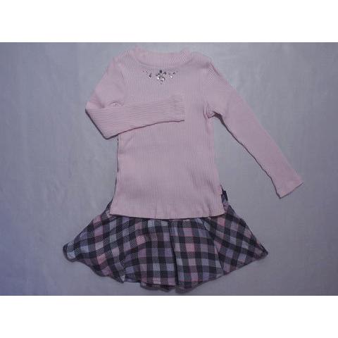 メゾピアノ mezzo piano 子供服 女の子 110cm 長袖 カットソー ピンク