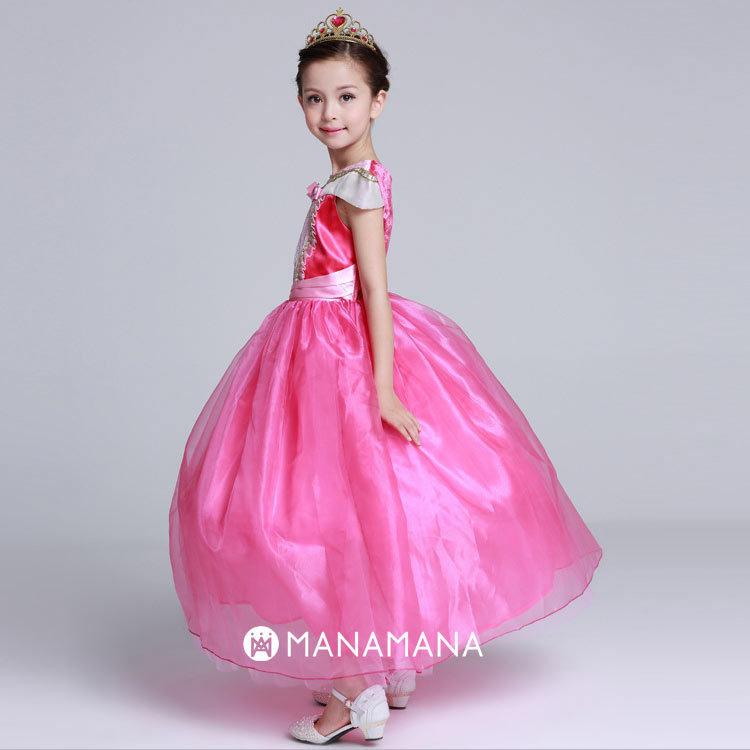 オーロラ姫 ドレス キッズ ハロウィン 子供 用 プリンセス 100 110 120