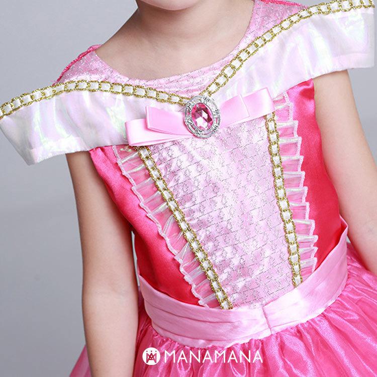 オーロラ姫 ドレス キッズ ハロウィン 子供 用 プリンセス 100 110 120