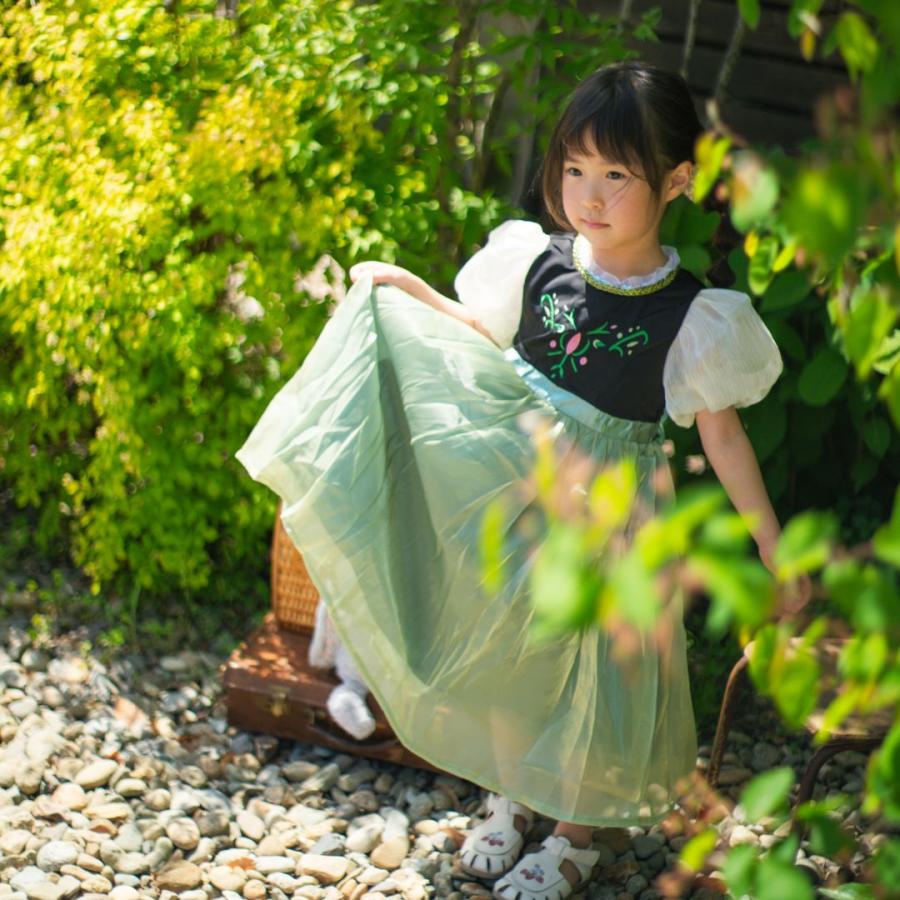 アナドレス アナ ドレス 戴冠式 子供 用 キッズ アナ雪 ハロウィン