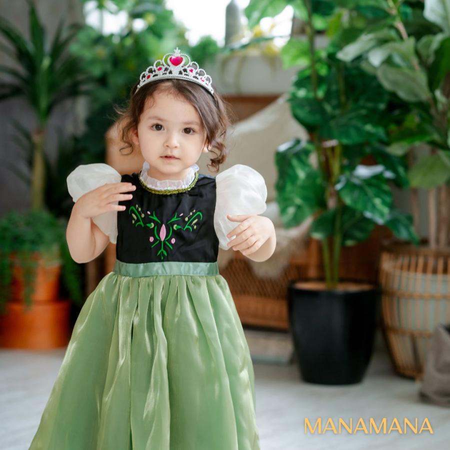 アナドレス アナ ドレス 戴冠式 子供 用 キッズ アナ雪 ハロウィン