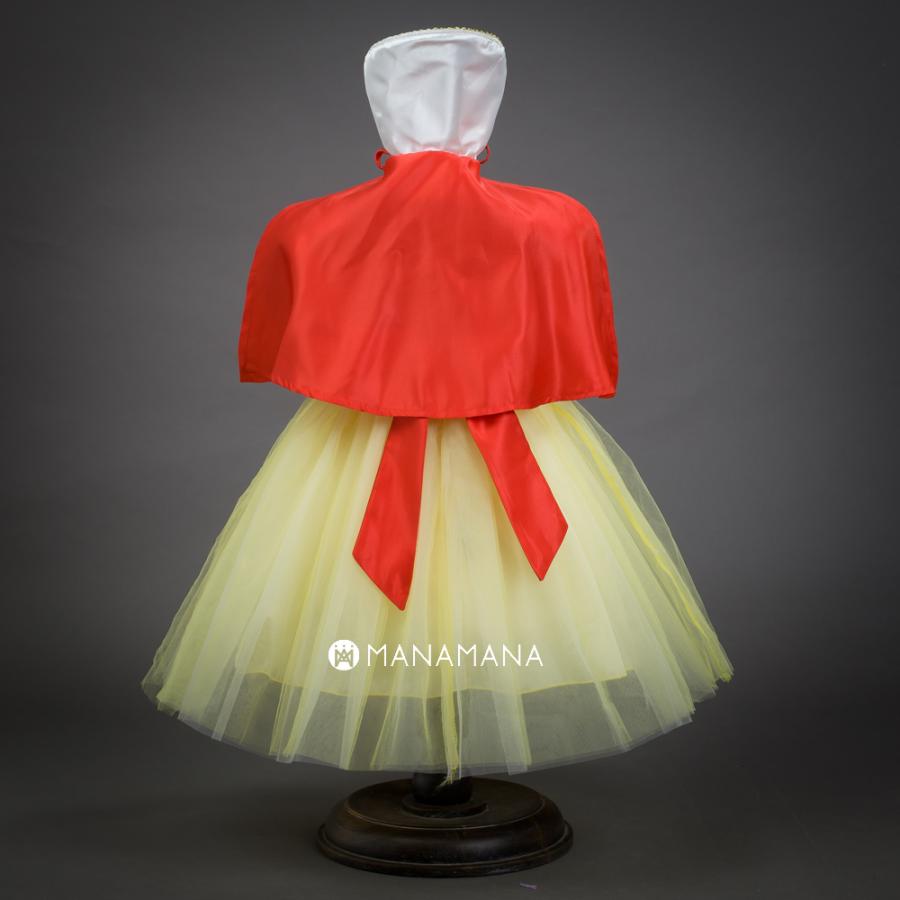 白雪姫 ドレス キッズ コスプレ 女の子 衣装 子供 用 ハロウィン