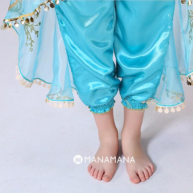 ジャスミン アラジン 衣装 コスプレ キッズ 子供 用  ハロウィン コスチューム 女の子 プリンセス ドレス 誕生日 クリスマス プレゼント 100 110 120 130 140 cm |  | 09