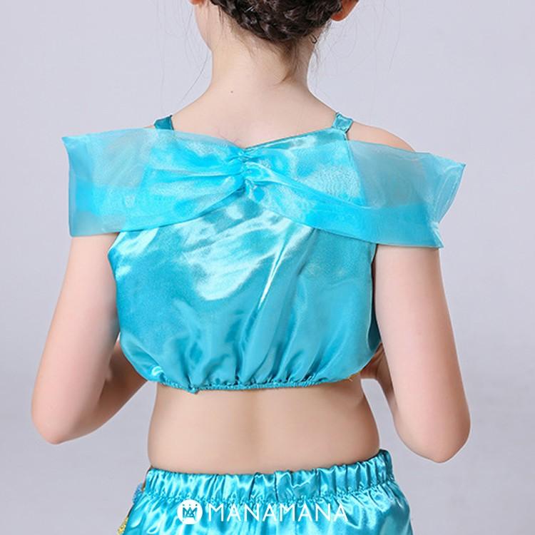 ジャスミン アラジン 衣装 コスプレ キッズ 子供 用  ハロウィン コスチューム 女の子 プリンセス ドレス 誕生日 クリスマス プレゼント 100 110 120 130 140 cm |  | 11