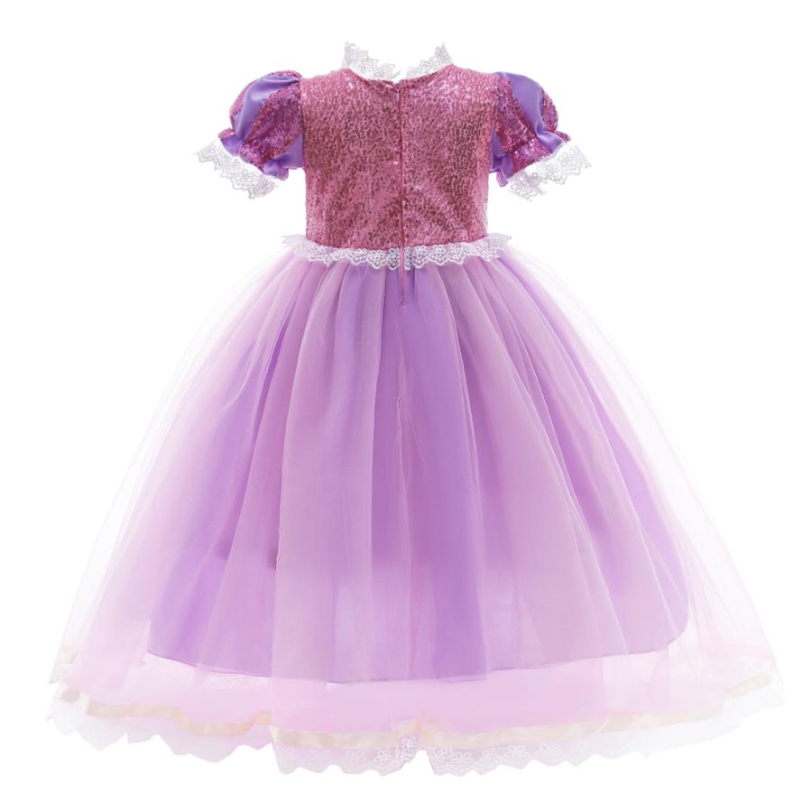 三つ編み カチューシャ ラプンツェル ドレス 子供 用 キッズ  ハロウィン コスプレ 女の子 衣装 コスチューム プリンセス セット 誕生日 クリスマス プレゼント |  | 12