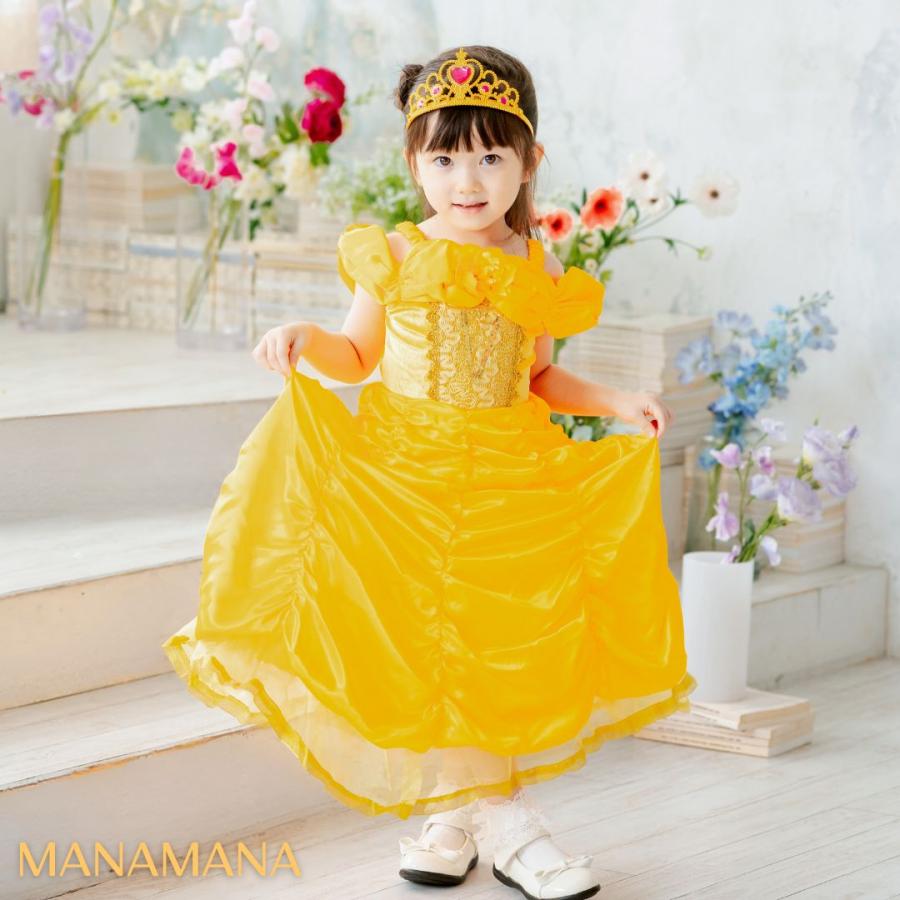 ディズニー 美女と野獣 ベル コスチューム ドレス キッズ 子供用 コスプレ ベル 美女と野獣 キッズ ドレス 子供 用 プリンセス ハロウィン