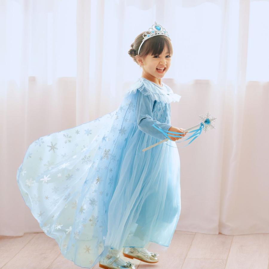 エルサ ドレス キッズ 子供用 長袖 アナと雪の女王 子供