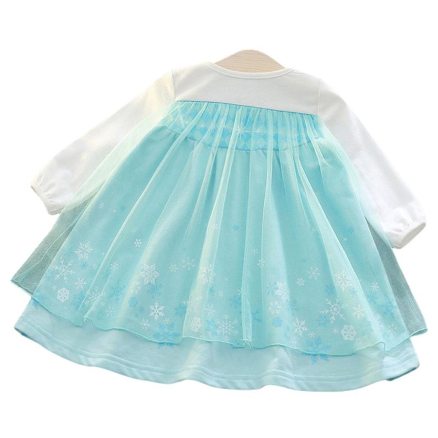 プリンセスワンピース 長袖 プリンセス キッズ ワンピース プリンセス