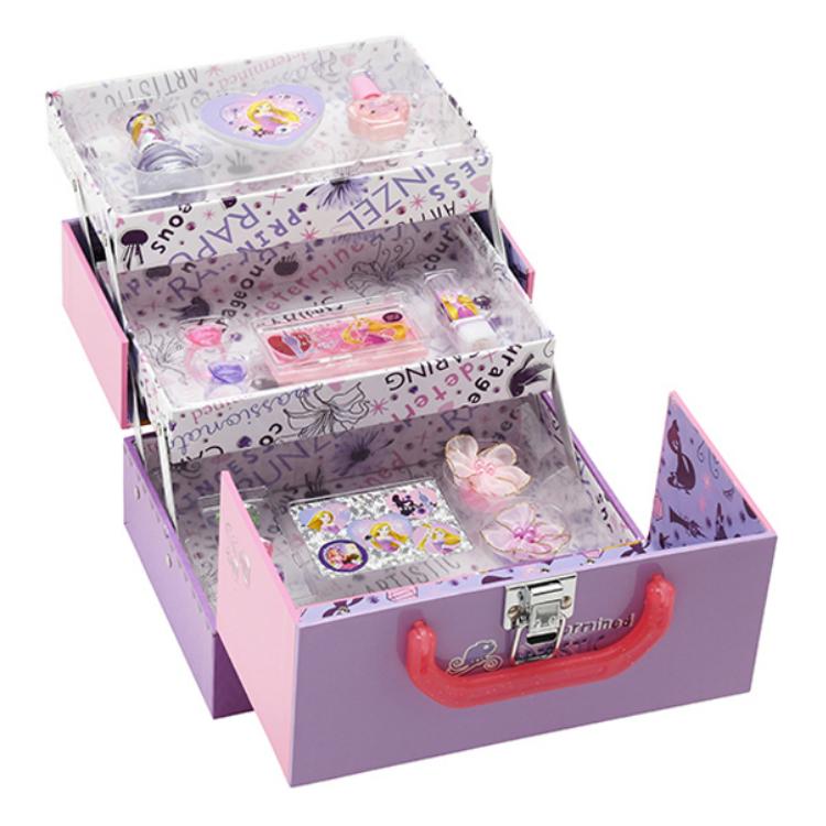 メイクセット ラプンツェル ディズニープリンセス メイクボックス キッズ コスメ ネイル 化粧 セット 化粧品 子供 用 おもちゃ 5歳 6歳