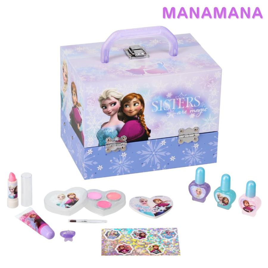 アナと雪の女王 メイクセット メイクボックス キッズ 子供 用 おもちゃ コスメセット アナ雪 ディズニー 安全  誕生日 クリスマス プレゼント 5歳 6歳 7歳 8歳 | REISS | 01