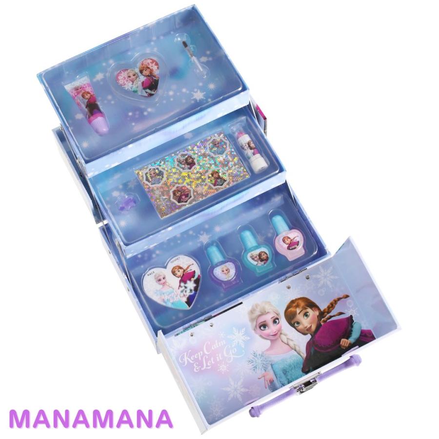 アナと雪の女王 メイクセット メイクボックス キッズ 子供 用 おもちゃ コスメセット アナ雪 ディズニー 安全  誕生日 クリスマス プレゼント 5歳 6歳 7歳 8歳 | REISS | 02