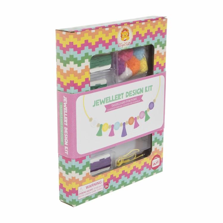 76 Off ジュエリーデザイン キット ネックレス ポンポンとタッセル タイガートライブ 女の子 おもちゃ 誕生日 プレゼント 子供の日 子供 メイキングトイ Materialworldblog Com