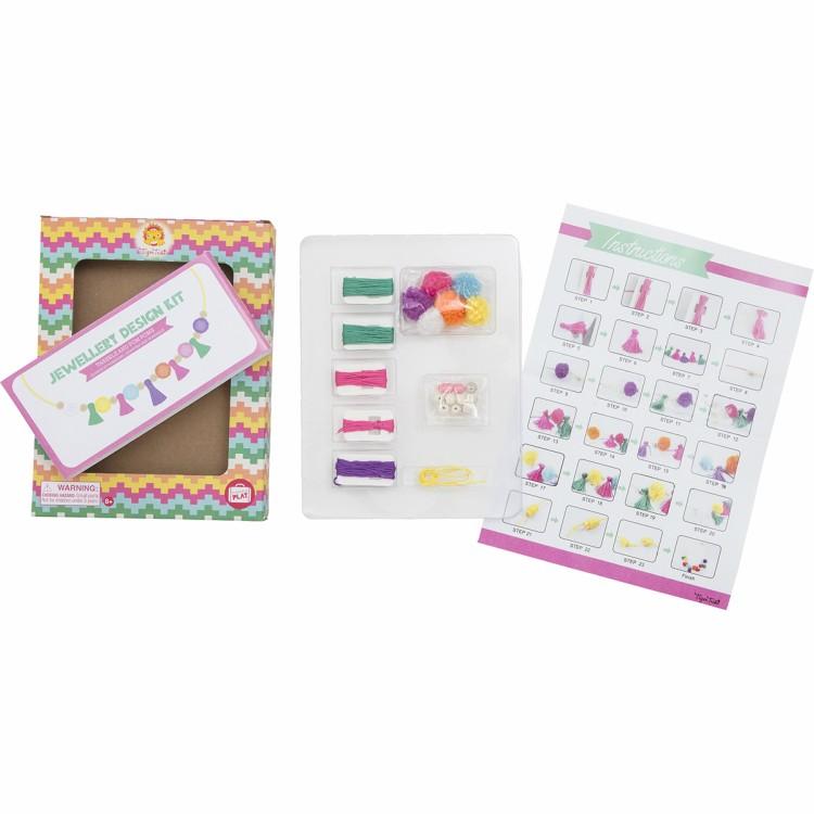 76 Off ジュエリーデザイン キット ネックレス ポンポンとタッセル タイガートライブ 女の子 おもちゃ 誕生日 プレゼント 子供の日 子供 メイキングトイ Materialworldblog Com