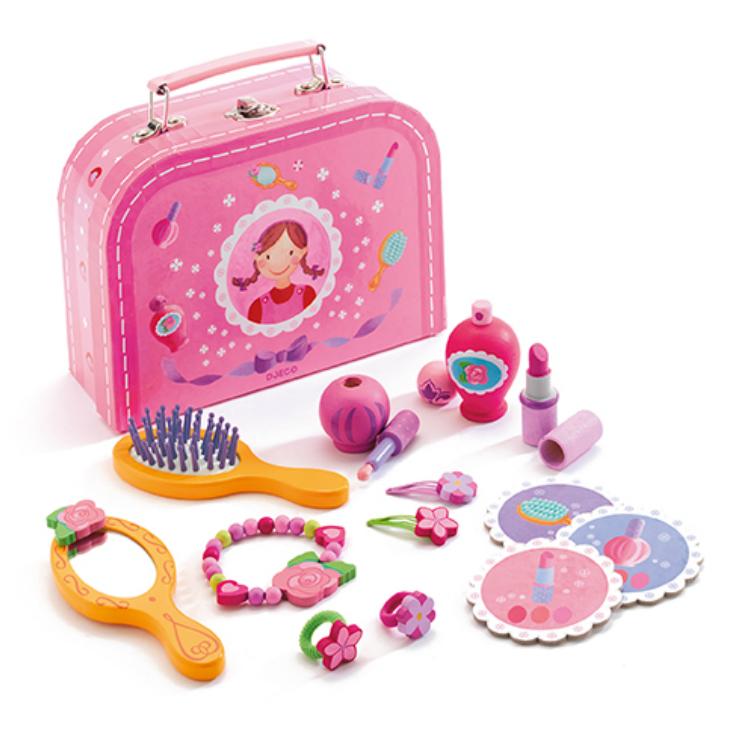 子供 おもちゃ メイクセット メイクボックス キッズ ジェコ おままごと マイヴァニティケース お化粧 ごっ