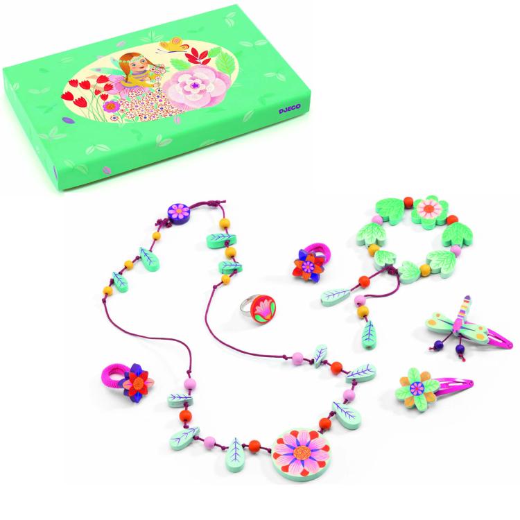 Djeco ジェコ アクセサリーセット フラワーパラダイス 子供 キッズ ネックレス 木製 ごっこ遊び おままごと 誕生日 クリスマス プレゼント 女の子 おもちゃ T 子供服マナマナキッズ ベビー服 通販 Yahoo ショッピング