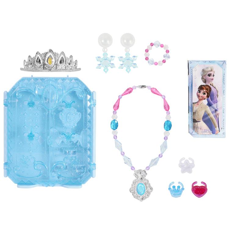 出群 アナと雪の女王 アクセコレクションケース アクセサリー ジュエリー ボックス ケース 女の子 キッズ 子供 おもちゃ 誕生日 プレゼント 子供の日 3歳 4歳 5歳 Cisama Sc Gov Br