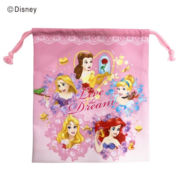 ディズニー プリンセス レッスンバッグ 巾着 2点セット お稽古 