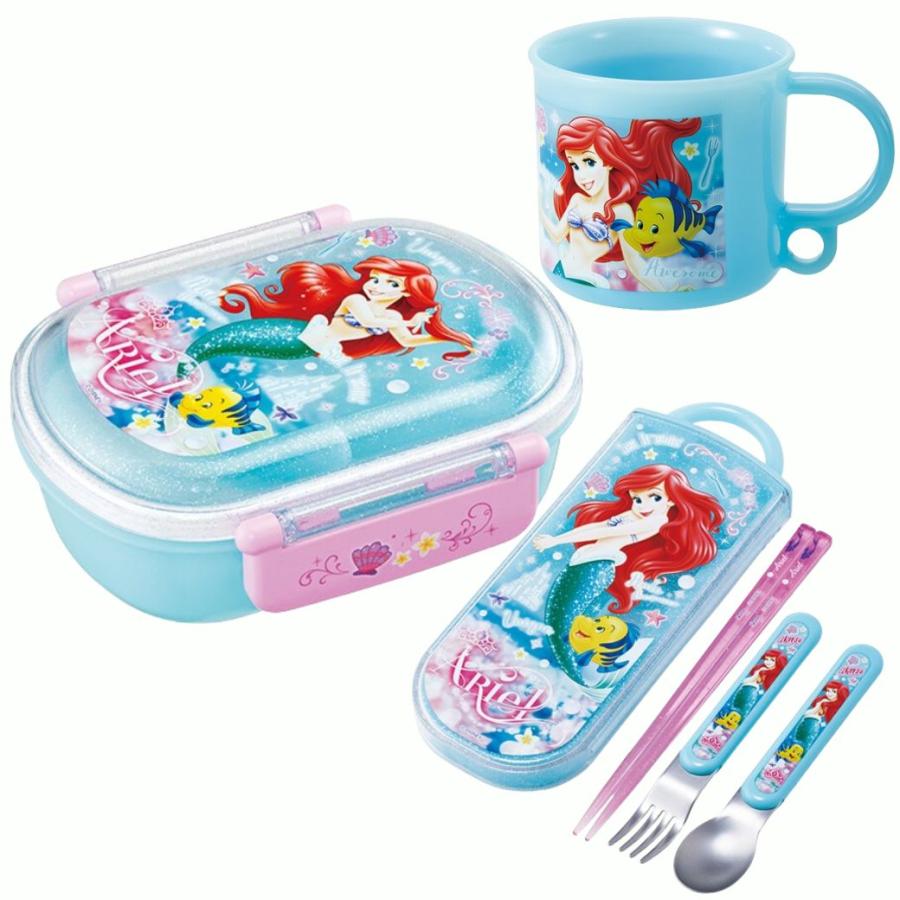 リトルマーメイド アリエル グッズセット スケーター アリエル リトルマーメイド ランチ 3点 セット ランチ