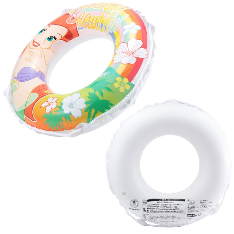 アリエル ディズニープリンセス 55cm うきわ 浮き輪 ビーチフロート