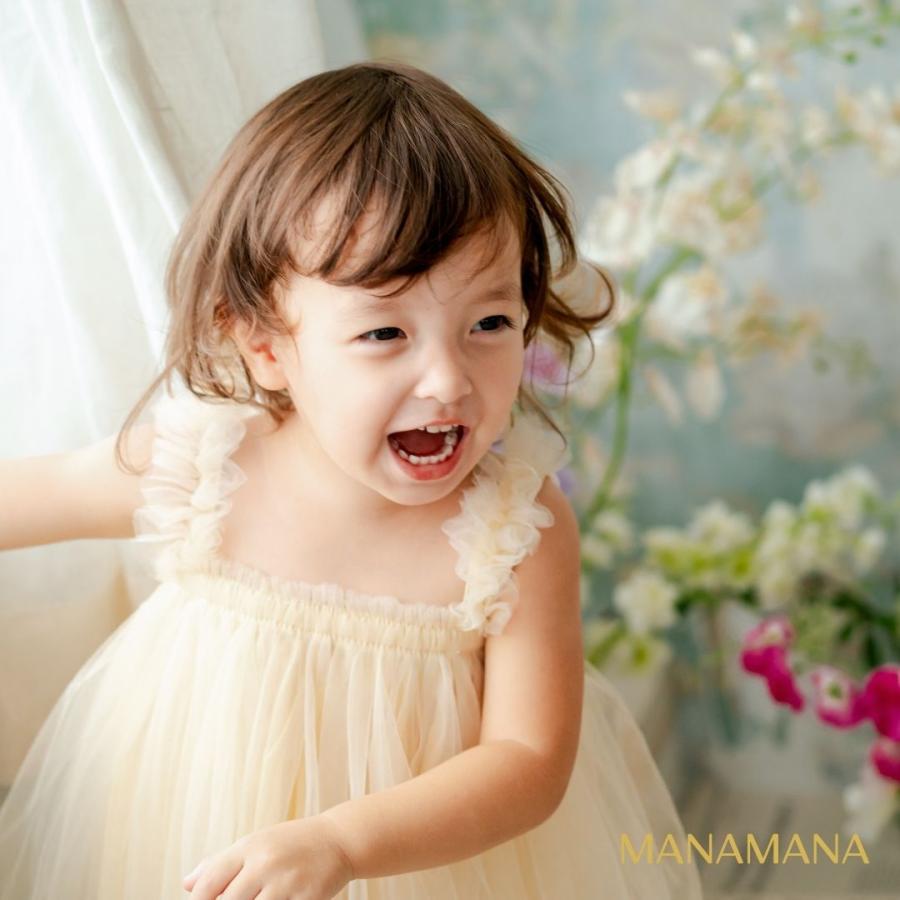 チュール ワンピース キッズ ベビー ドレス チュールドレス 子供