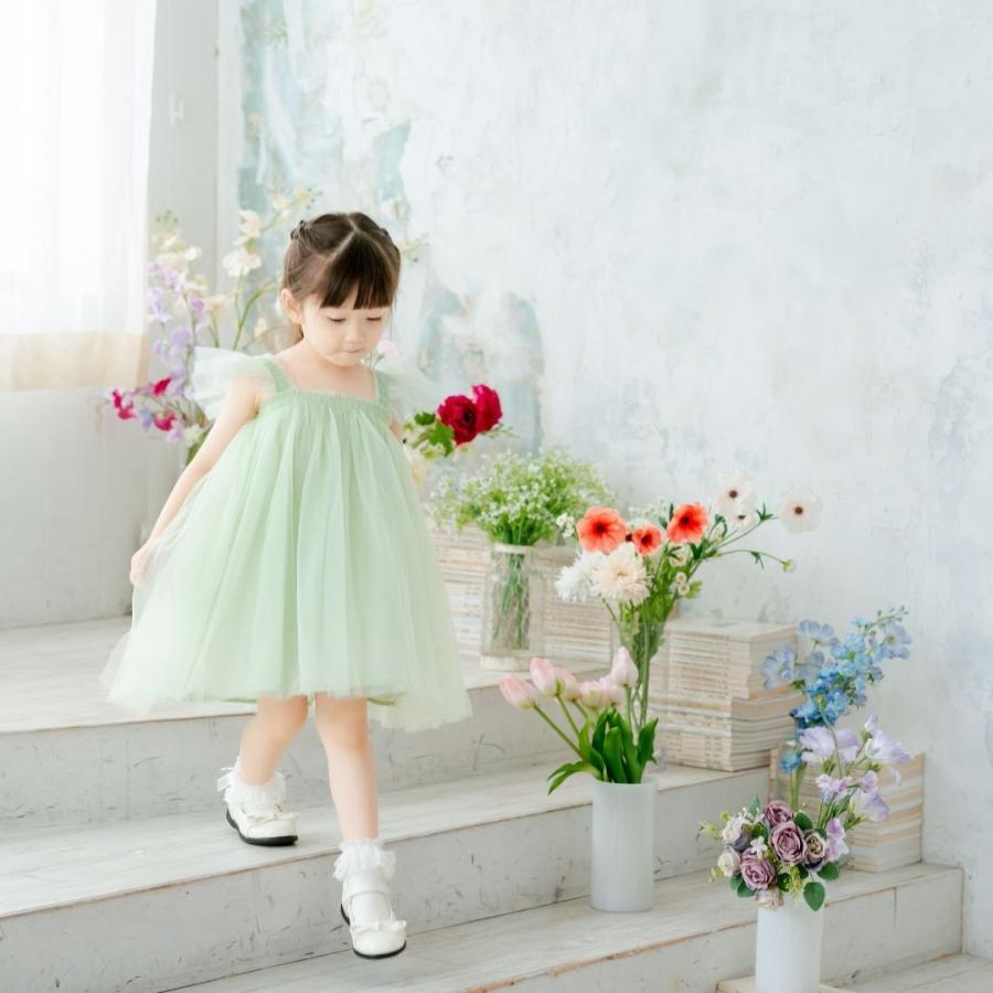 BeBe チュールドレス 130cm チュール ワンピース キッズ ベビー ドレス チュールドレス 子供