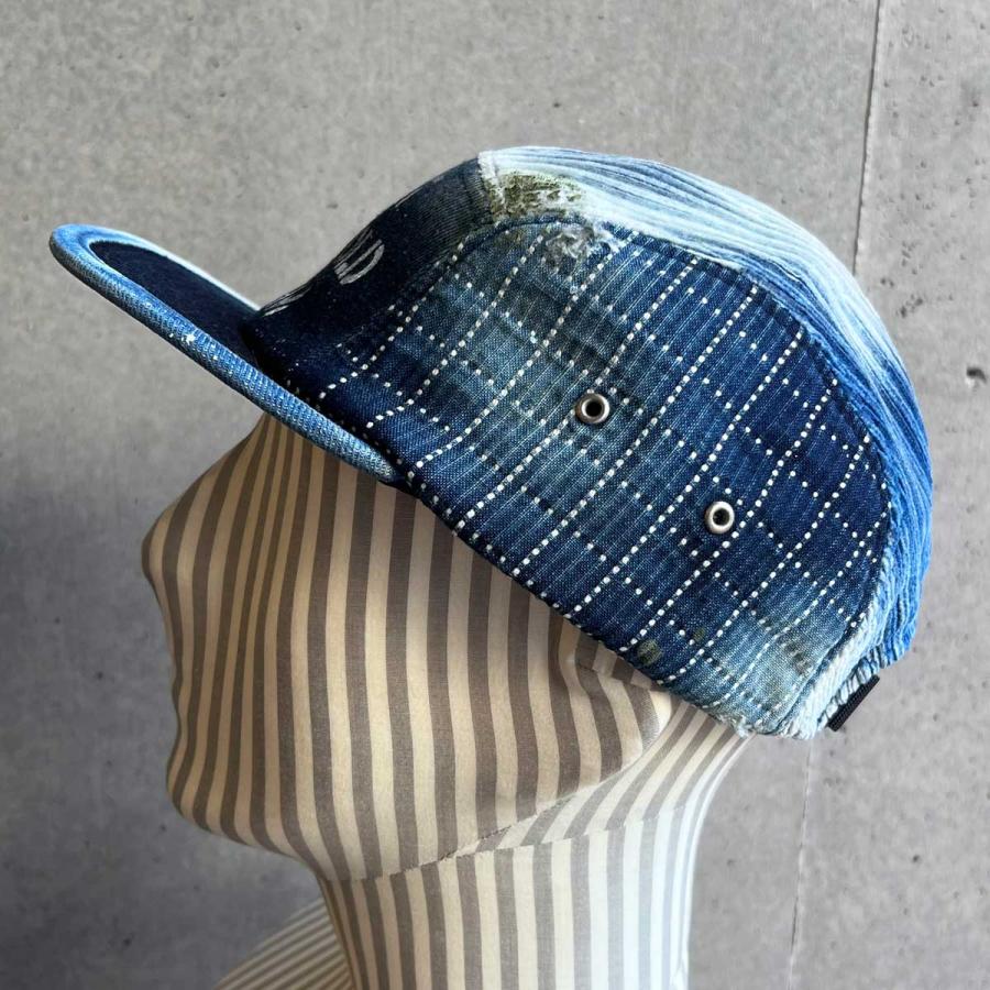 THE FACTORY MADE（ザ ファクトリーメイド）VINTAGE WOKER CAP ワークキャップ デニム ジェットキャップ 日本製 FM562｜manaboo｜03