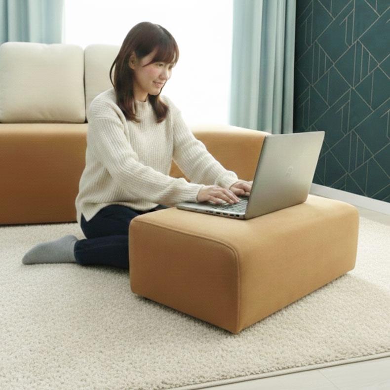 マナベインテリアハーツ ソファ ソファー sofa 椅子 腰掛 I字 2人掛け