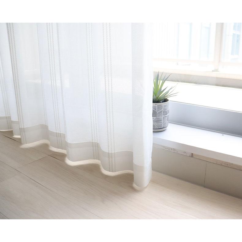 既製 既成 レース レイス カーテン 2枚セット 2枚入り 100x133cm 2枚