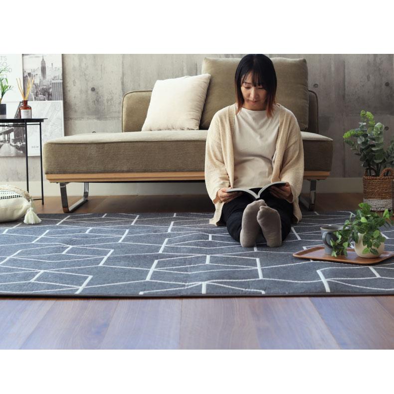 マナベインテリアハーツ ラグマット 3畳 190 240 おしゃれ 190x240cm