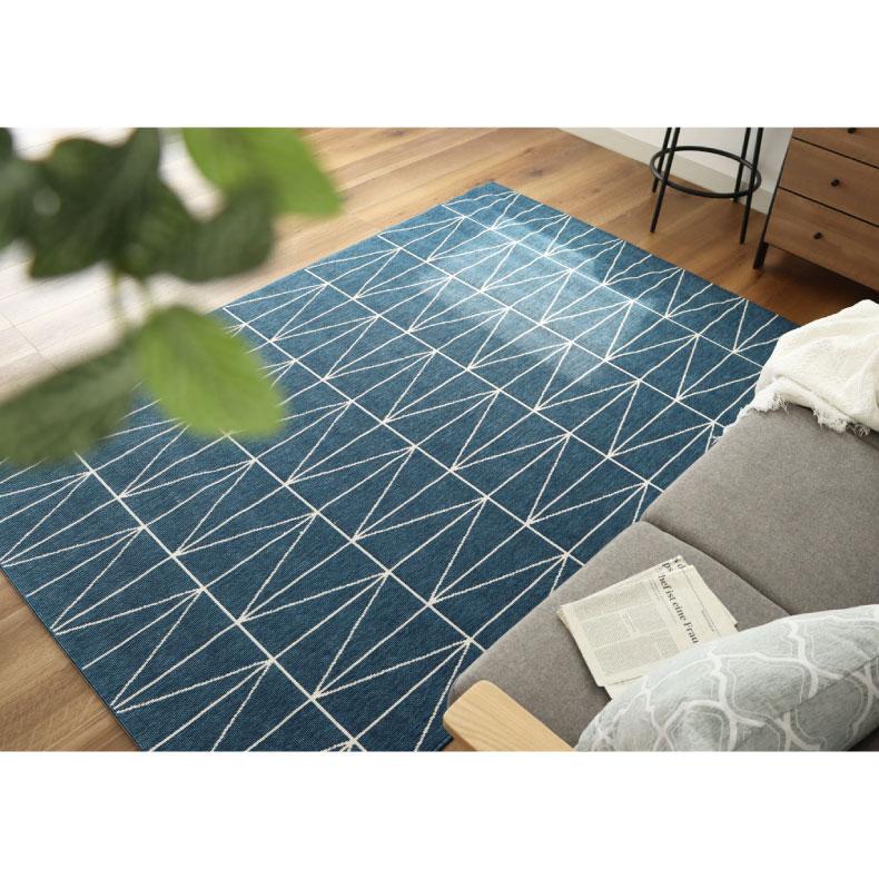 ラグ ラグマット 160x230cm カーペット ウィルトン織 トライアングル トルコ製ペルシャデザインのウィルトン織りラグ 約 160×230 cm 3畳
