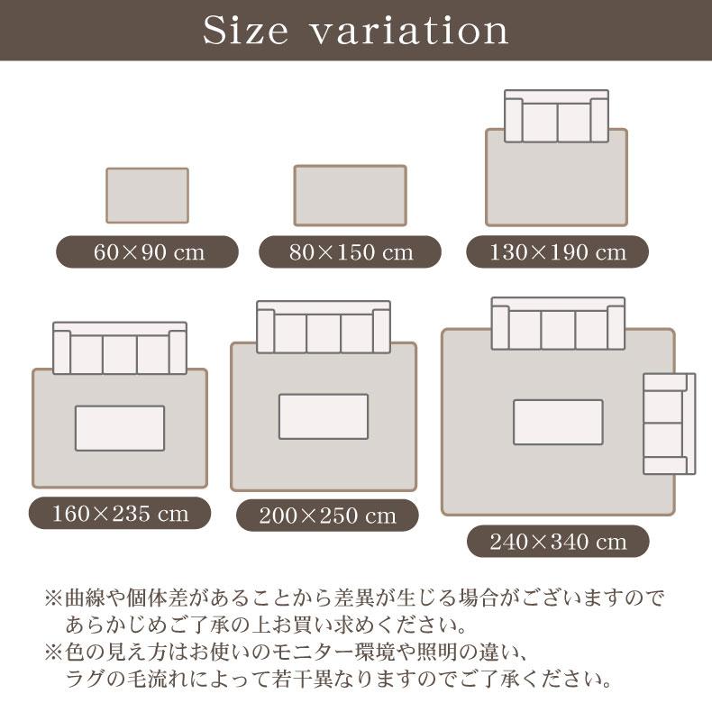 カーペット ラグ 敷物 絨毯 じゅうたん 240x340cm ウィルトンラグ ウラノス_15
