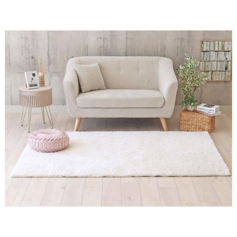 マナベインテリアハーツ カーペット ラグ 190x240cm 3畳 長方形 洗える