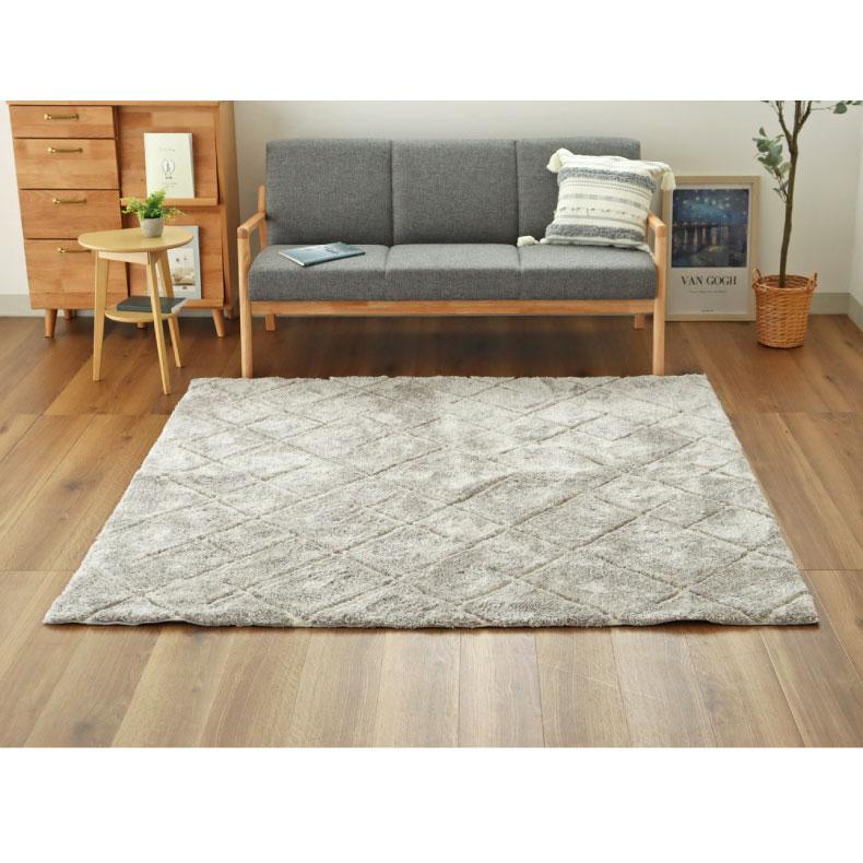 マナベインテリアハーツ ラグ カーペット 洗える モロッカン