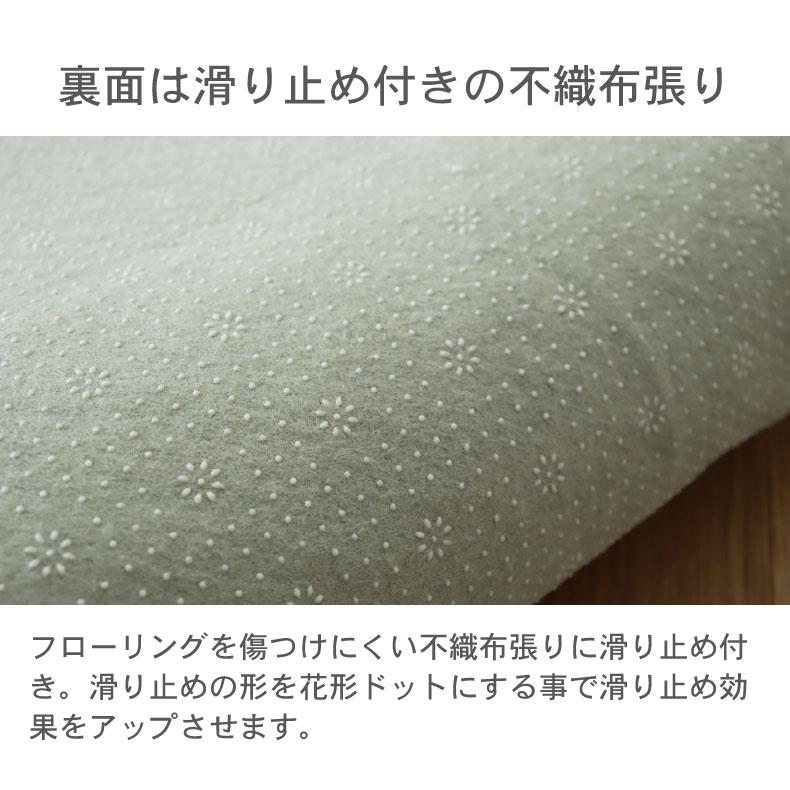 【新品未使用】ラグマット(縦68cm横52cm) ラッセルノ マナベインテリアハーツ ラグ カーペット 洗える モロッカン