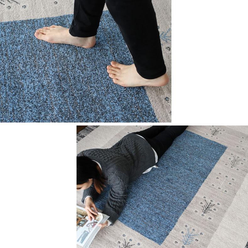 ベルギー製 ラグ カーペット 200×200 正方形 ポリプロピレン 美品 ベルギー製 ラグ カーペット 200×200 正方形 ポリプロピレン 美品