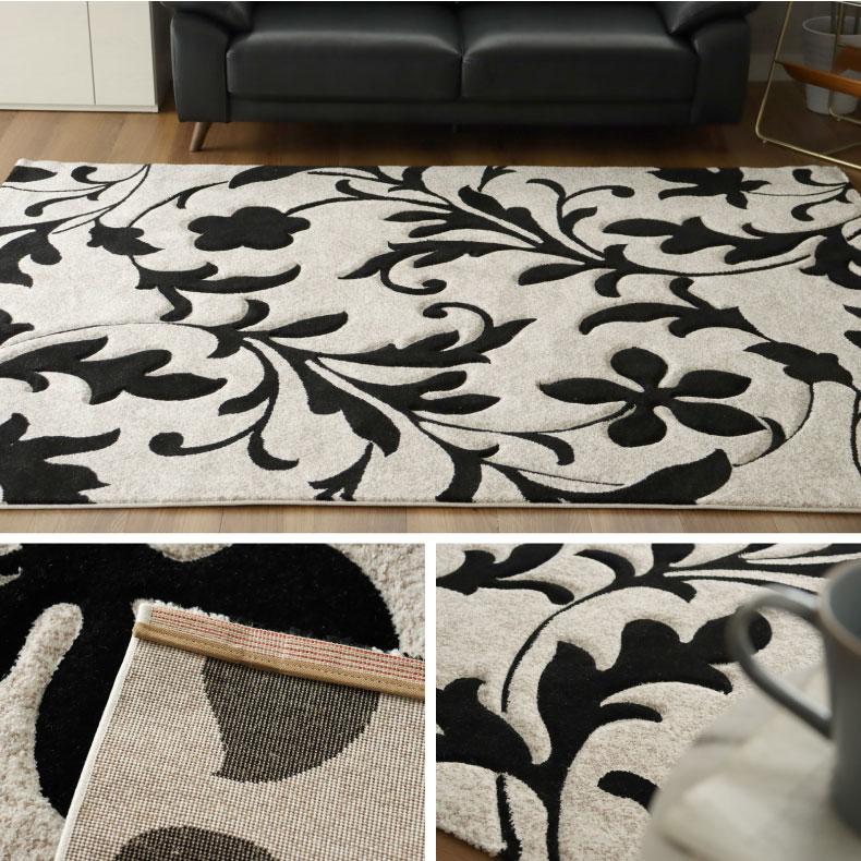 玄関マット 70x120cm 長方形 高級 ウィルトン織 ラグマット トルコ産