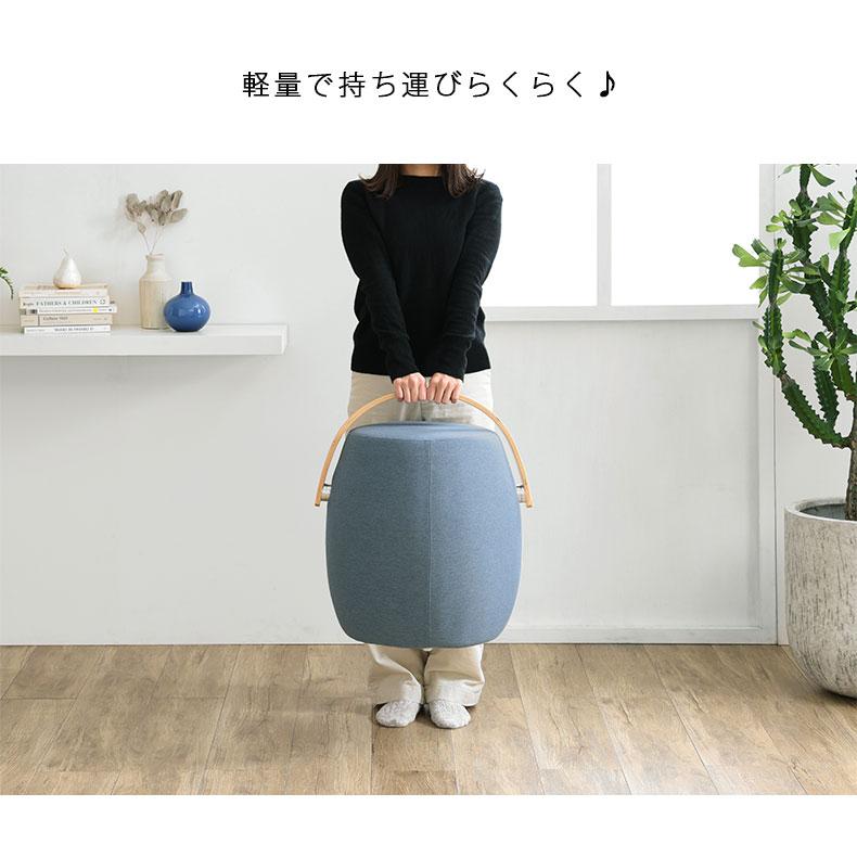 スツール 腰掛 いす チェア 足置き オットマン 円形スツール : マナベ
