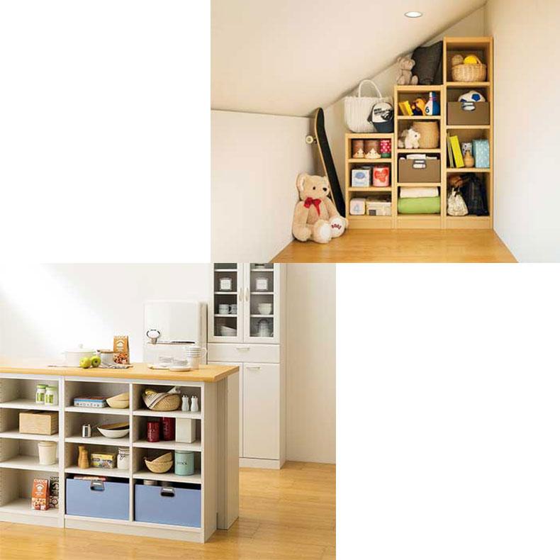 本棚 書棚 マガジンラック ラック 収納 幅44cm 高さ150cm収納 タナリオ