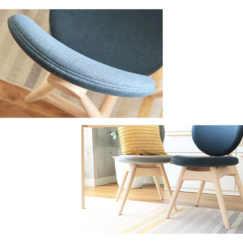 383 マナベインテリア　ダイニングチェア 2脚セット ナチュラル 北欧　カフェ ダイニングチェア 2脚セット ロカ