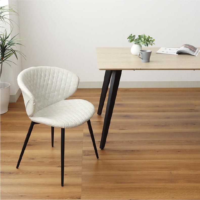 マナベインテリアハーツ ダイニングチェア 2脚セット チェア