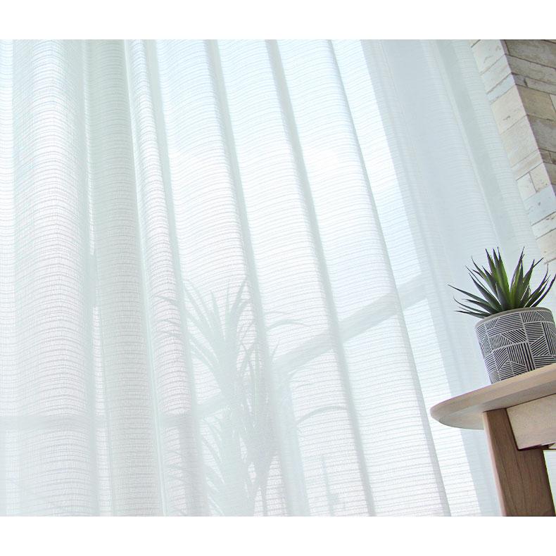 既製 既成 レース レイス カーテン 2枚セット 2枚入り 100x108cm