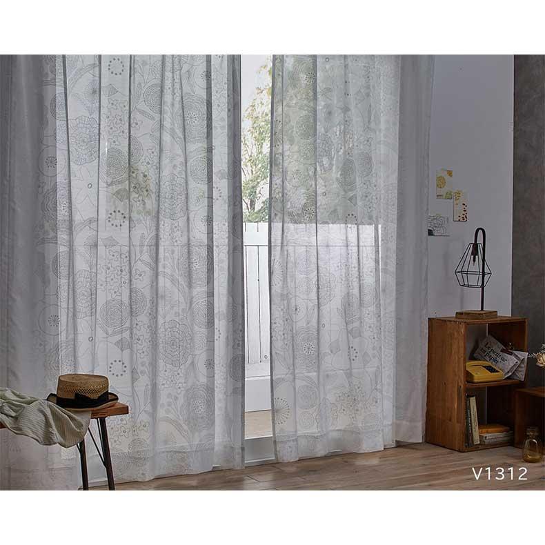 既製 既成 レース レイス カーテン 2枚セット 2枚入り 100x176cm レースカーテン イハナボイル_2