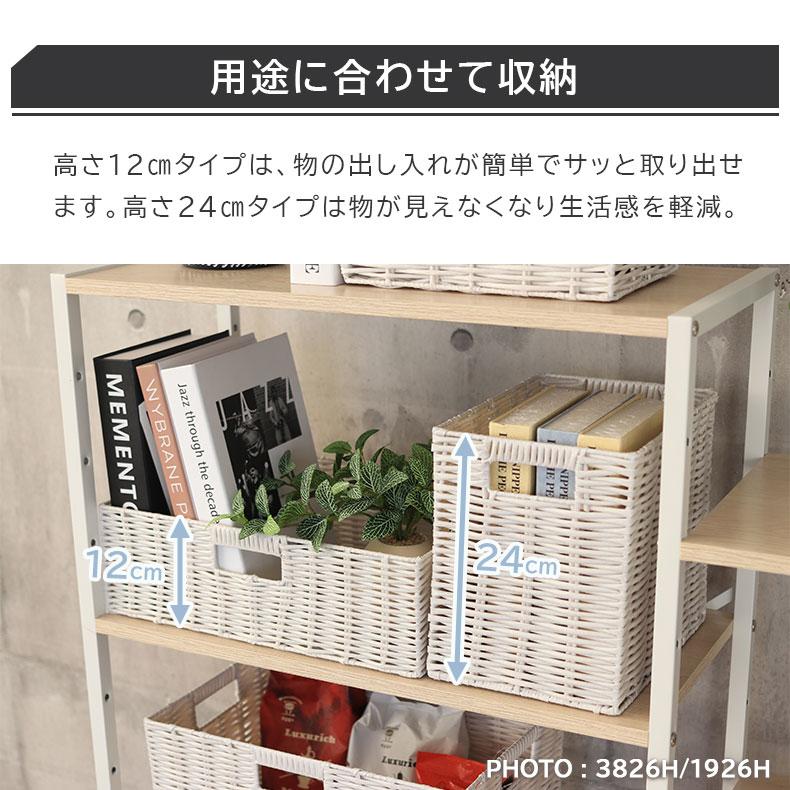 マナベインテリアハーツ 収納 雑貨 ギフト幅38cm 3826Hハーフ PE