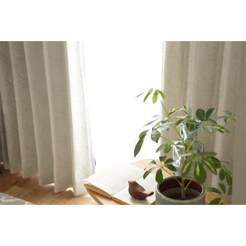 既製 既成 ドレープ ドレイプ カーテン 2枚入り 100x110cm 既製